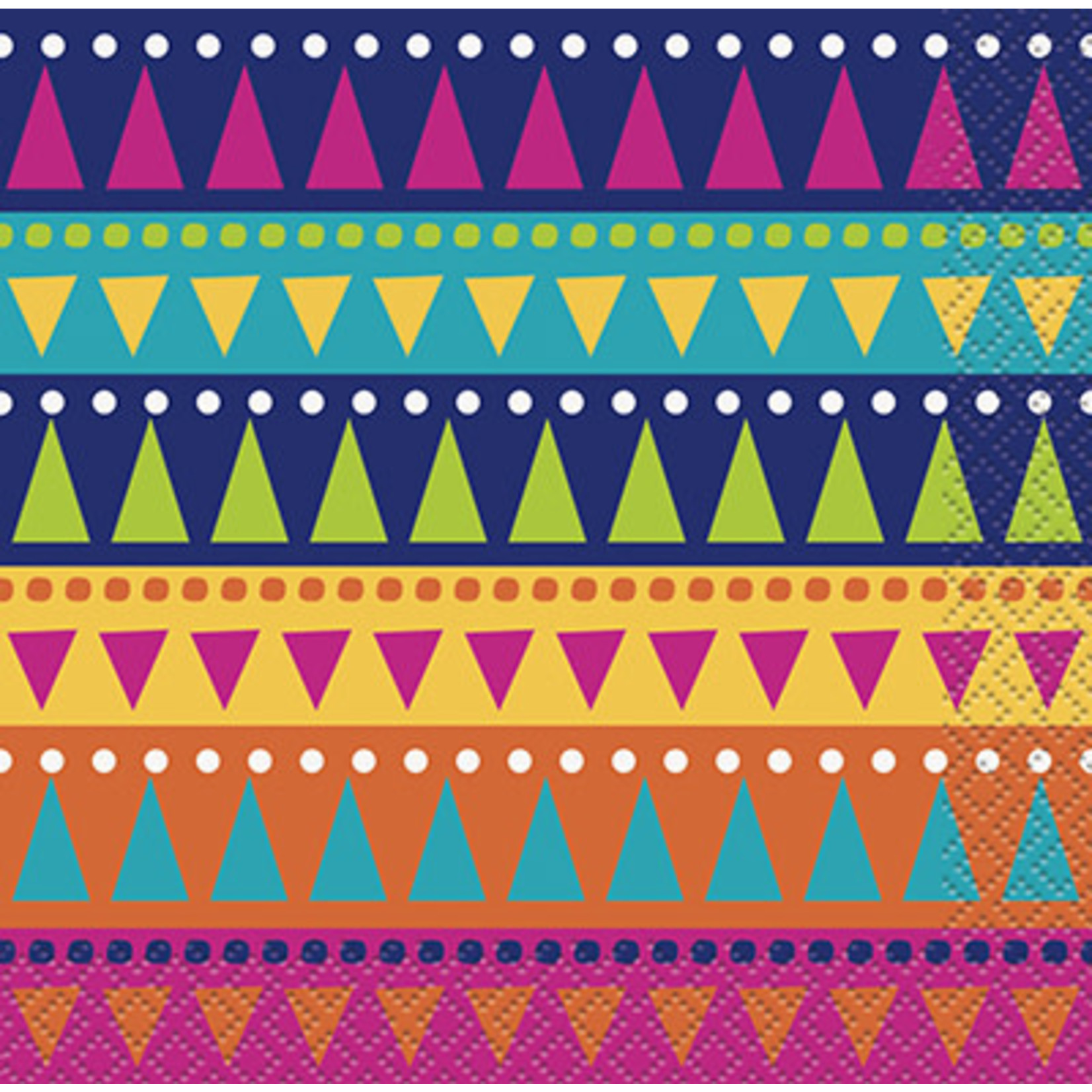 unique Boho Fiesta Beverage Napkins - 24ct.
