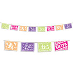 Beistle Fiesta Picado Style Pennant Banner - 12ft.
