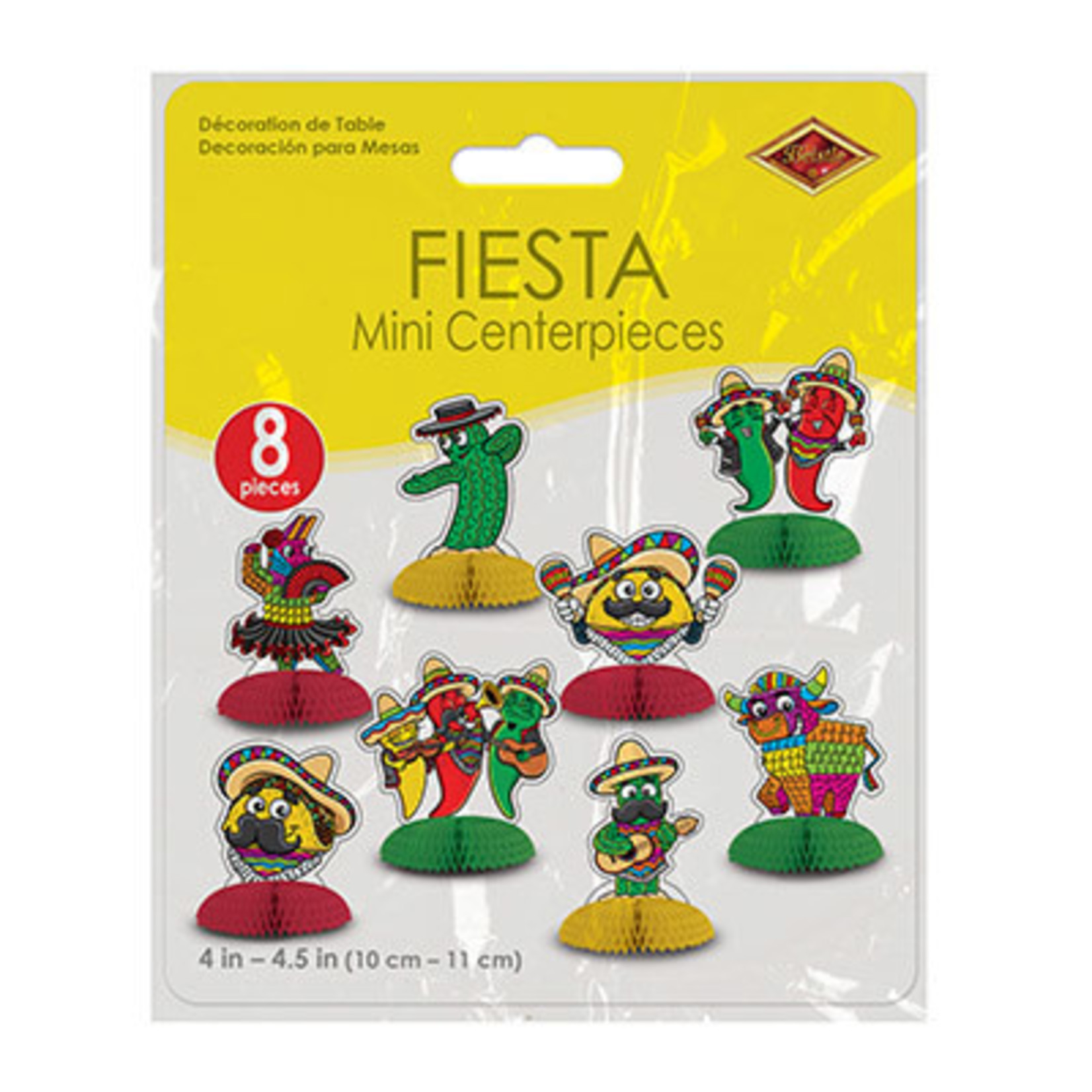 Beistle Fiesta Mini Centerpieces - 8ct.