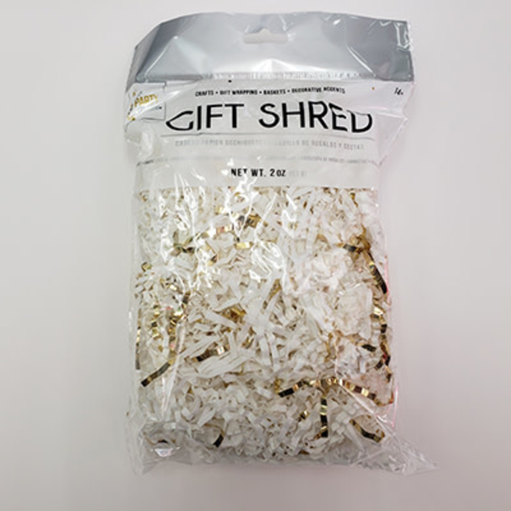 Rubies White & Gold Gift Shreds - 2oz