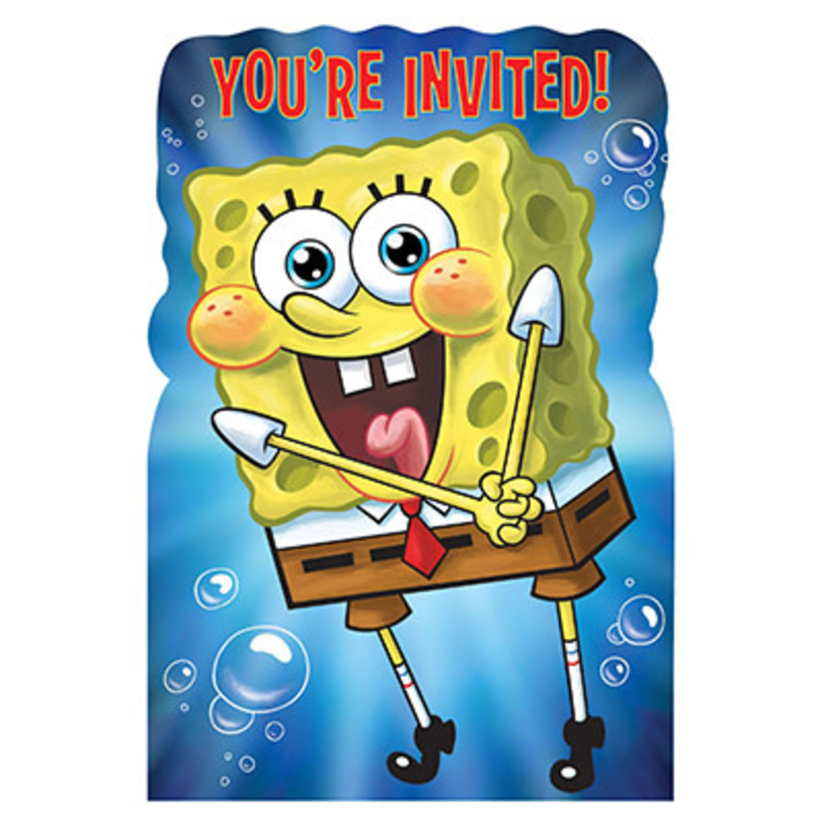 Amscan SpongeBob Invitations - 8ct.