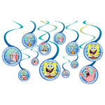 Amscan SpongeBob Swirl Decorations - 12ct.