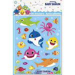 unique Baby Shark Stickers - 4 sheets