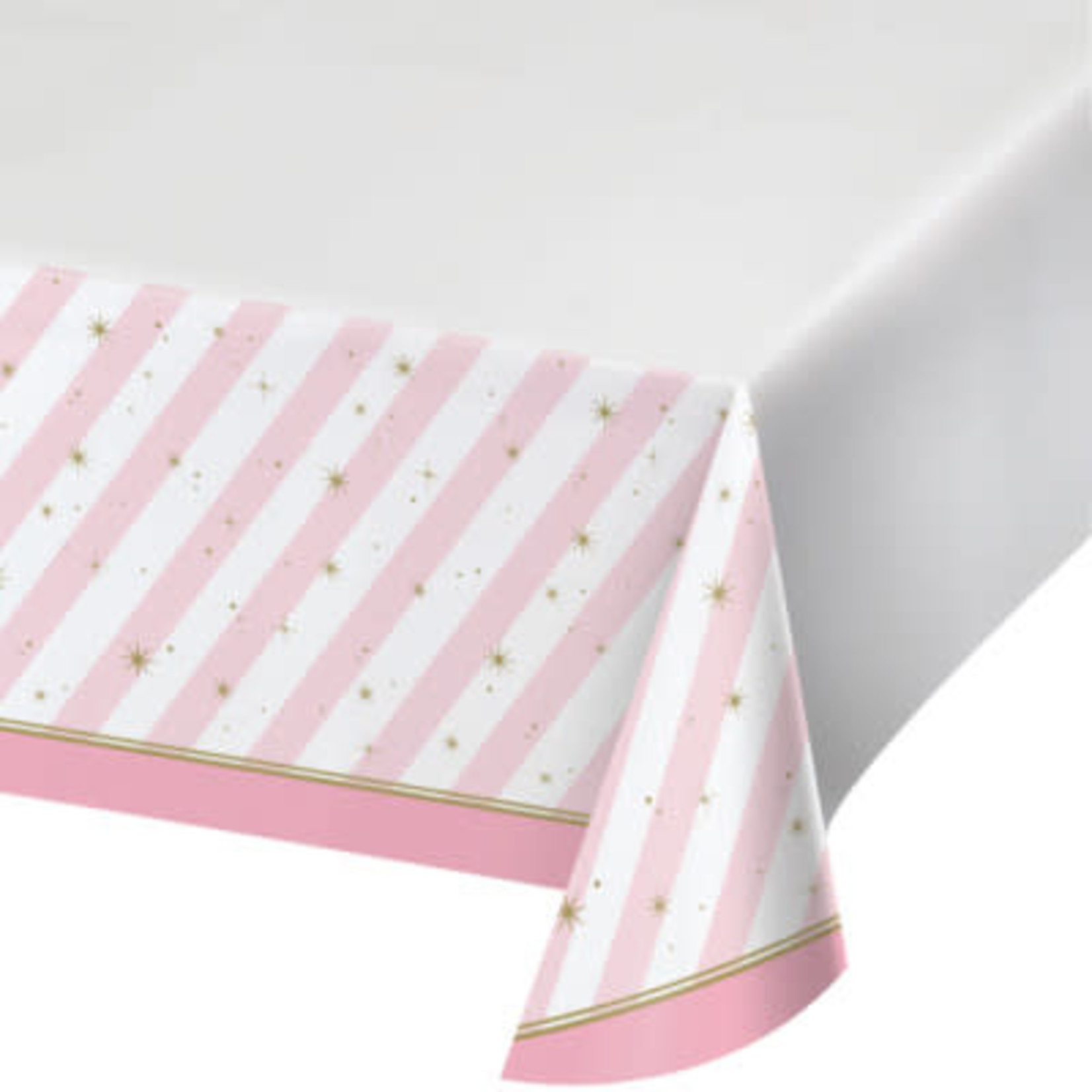 Creative Converting Twinkle Toes Tablecover 54" x 102"`