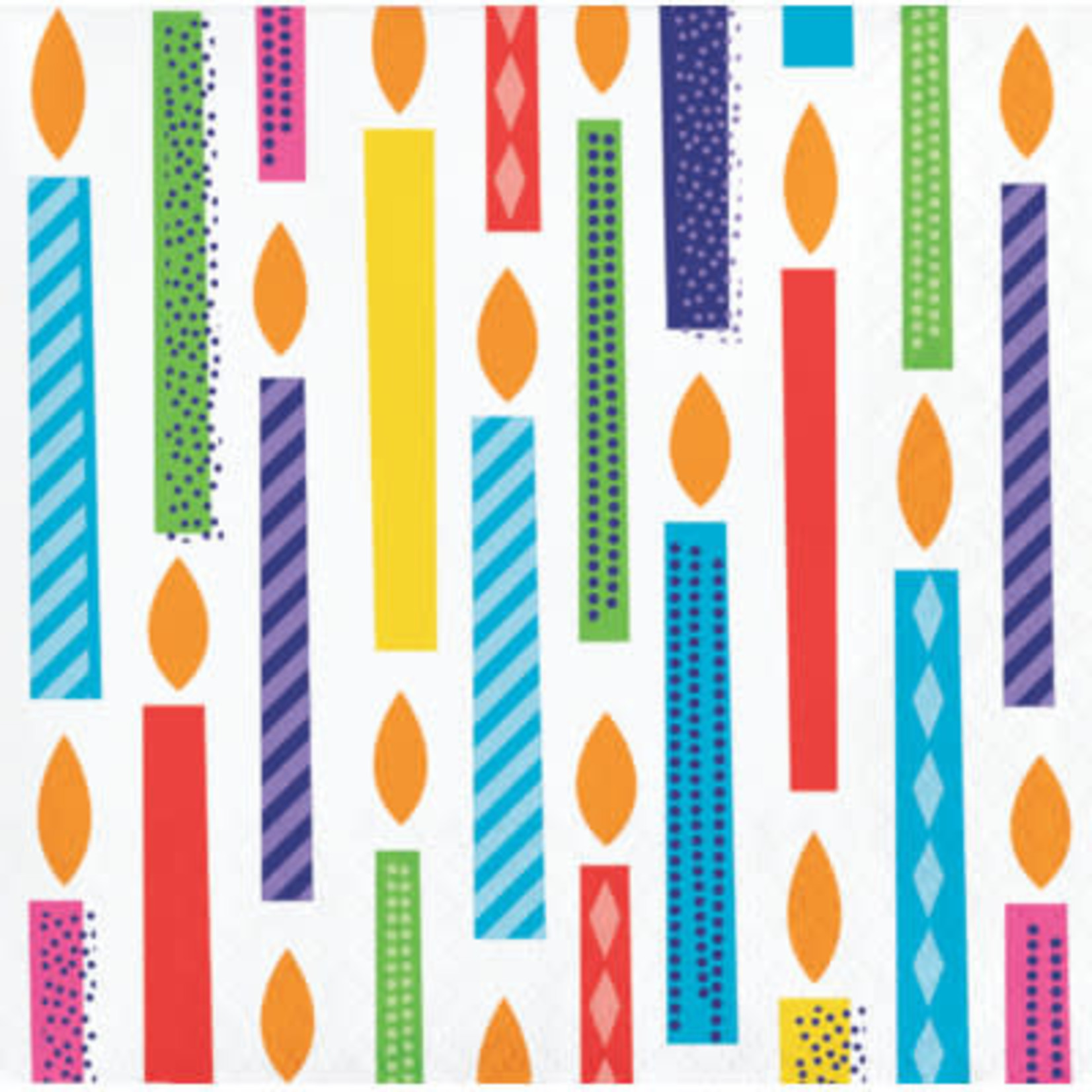 Creative Converting Bright Birthday Beverage Napkins - 16ct.