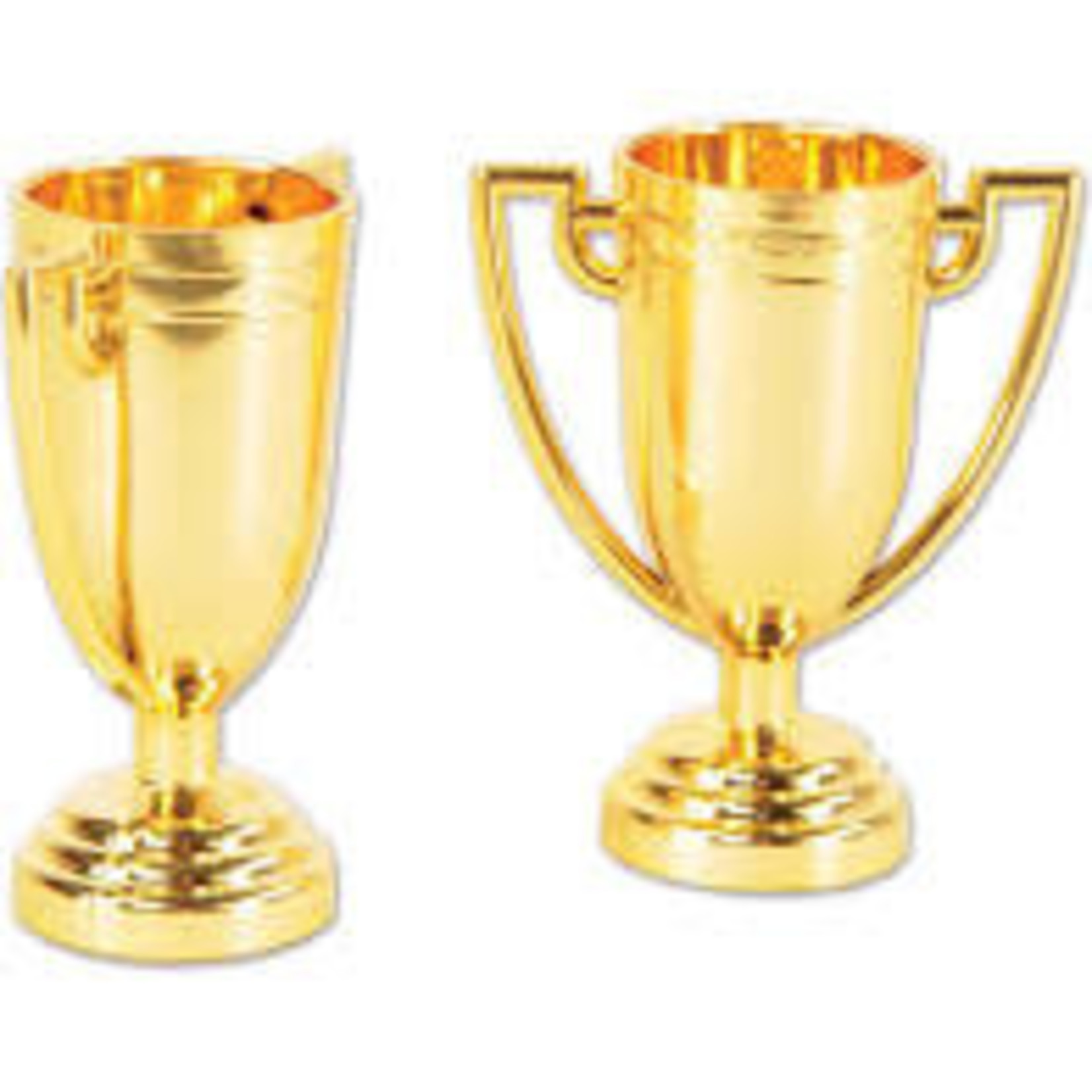 Beistle 2.75" Gold Trophy Cups - 8ct.