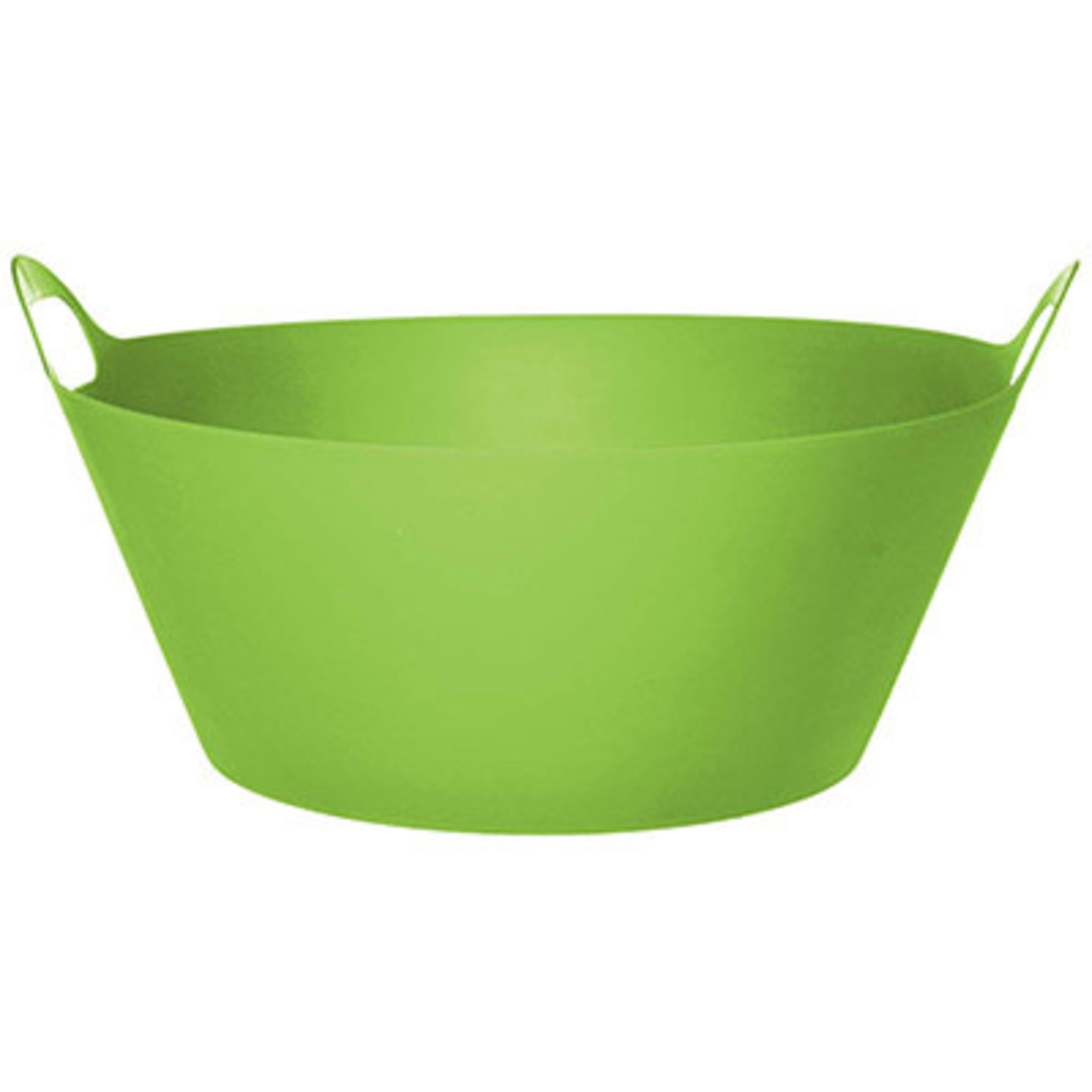 Amscan Lime Green Plastic Party Tub - 20" Round