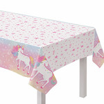 Amscan Enchanted Unicorn Plastic Tablecover - 1ct. (54" x 96")