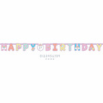 Amscan Unicorn Party Personalized Birthday Banner - 10ft.