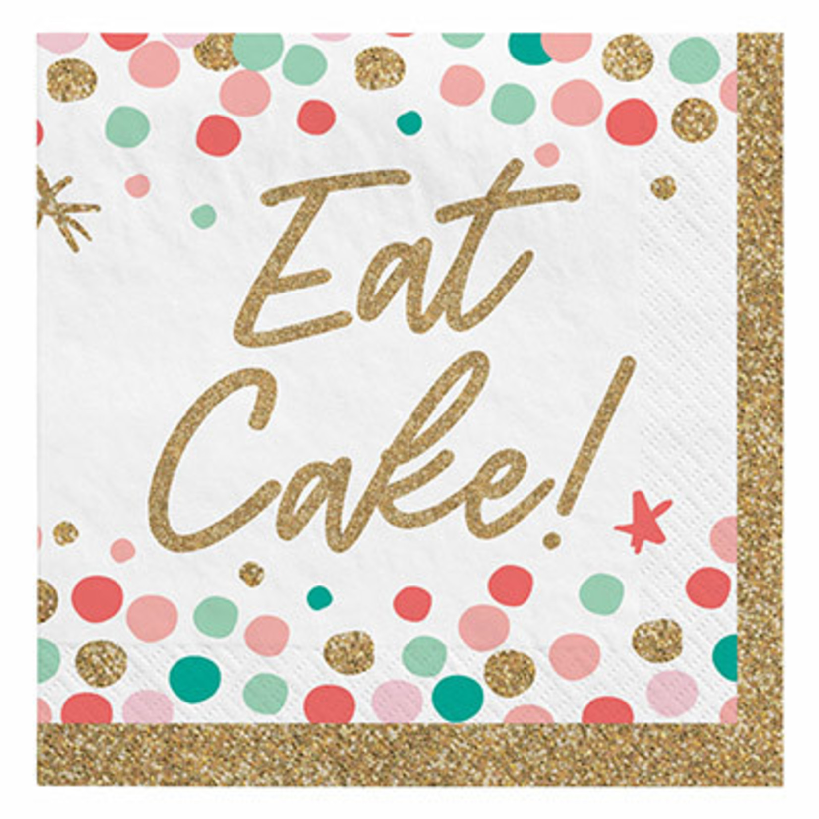 Amscan Wish Big Birthday Beverage Napkins - 36ct.