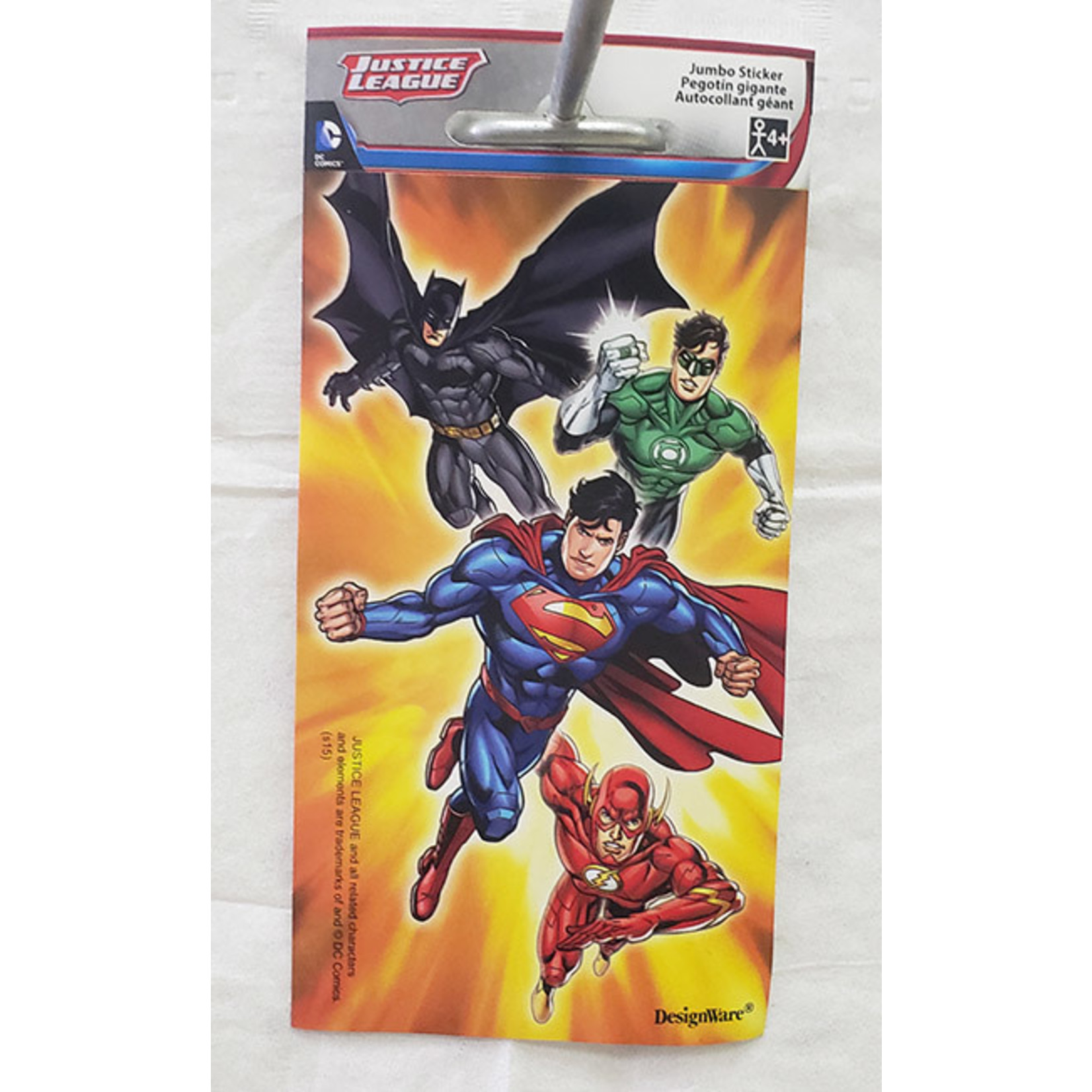 Amscan Justice League Jumbo Sticker - 1ct.