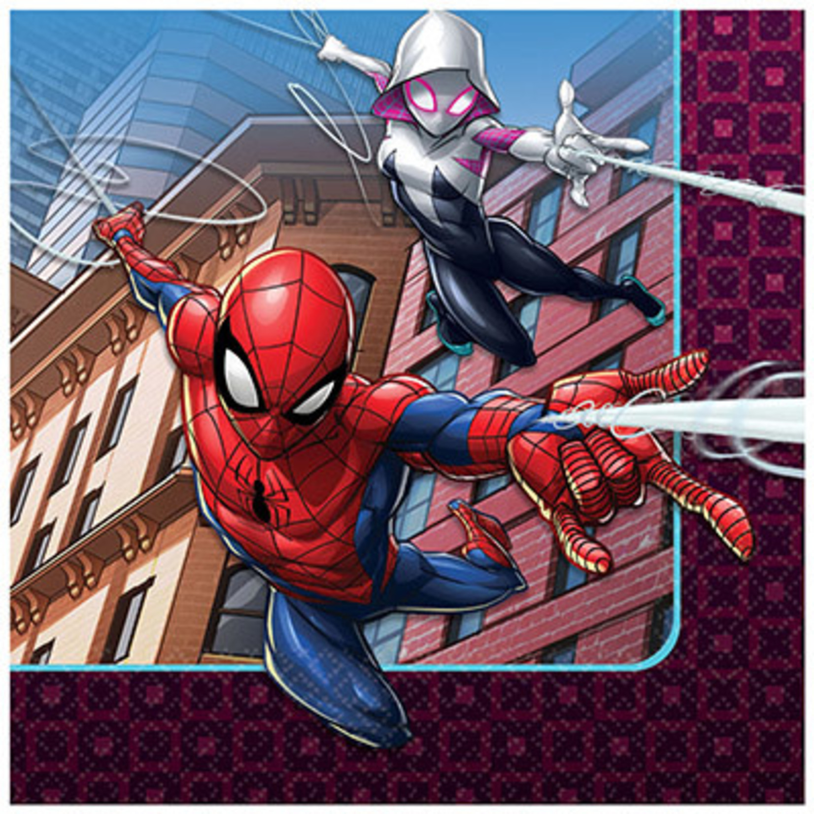 Amscan Spiderman Webbed Wonder Bev. Napkins - 16ct.
