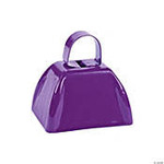 fun express Purple Cowbell - 1ct.