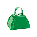 Fun Express Green Cowbell - 1ct.