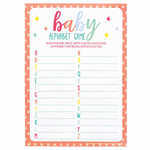 Amscan Baby Shower Alphabet Game - 24ct.