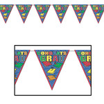 Beistle Congrats Grad Pennant Banner - 12ft.