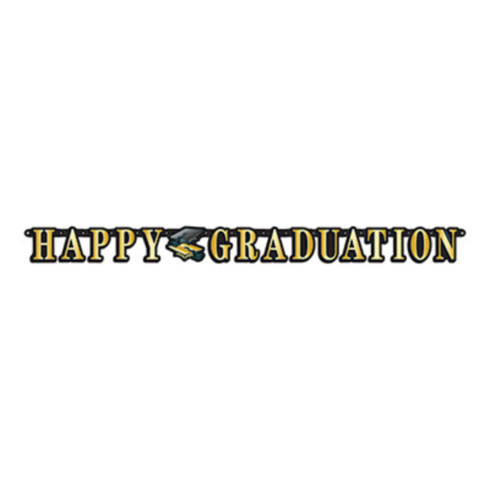 Beistle Happy Graduation Banner - 5ft.