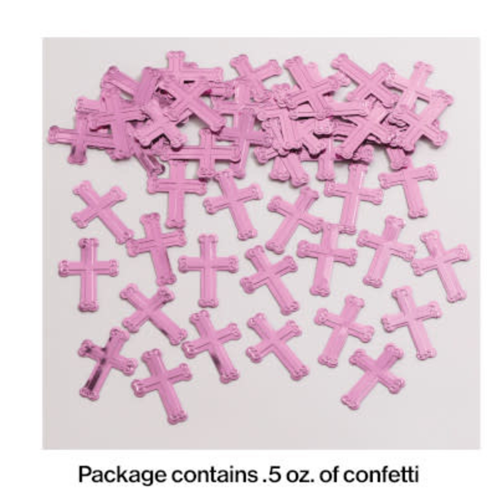 Creative Converting Pink Cross Confetti