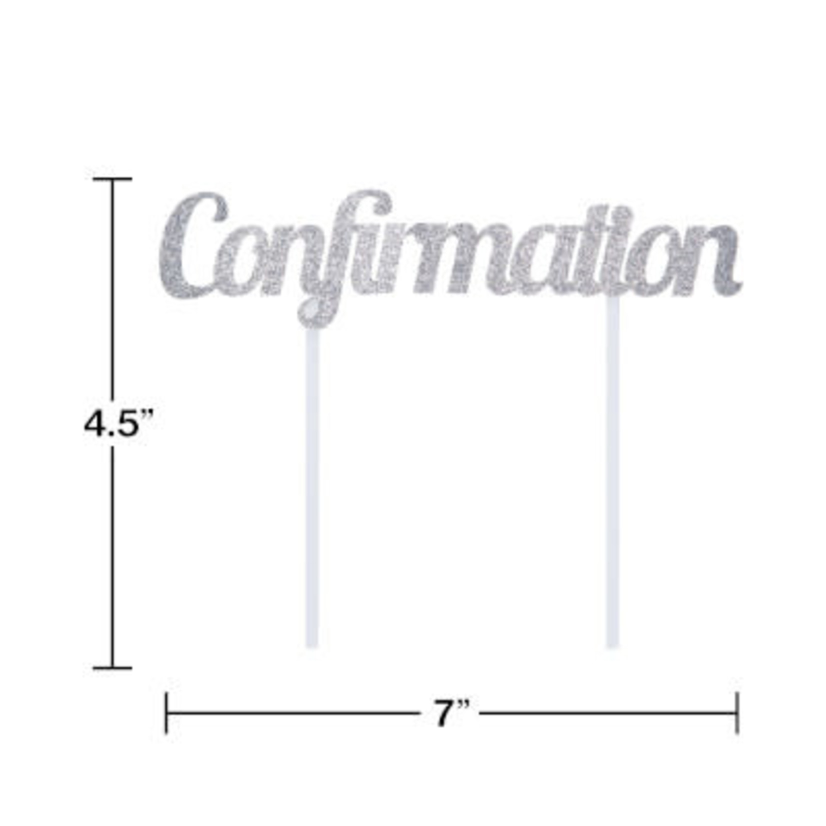 Creative Converting Confirmation Cake Topper - 7"