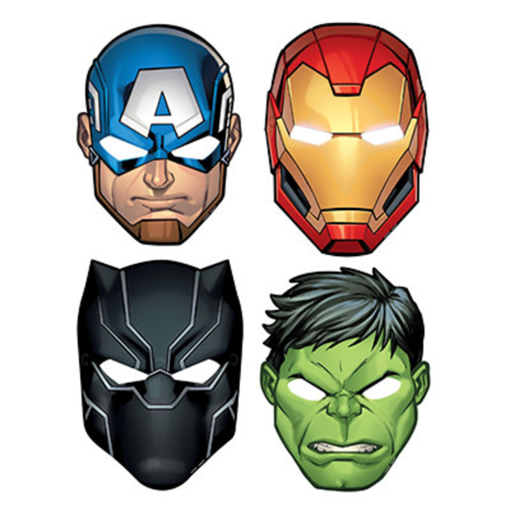 Amscan Avengers Powers Unite Masks - 8ct.