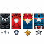 Amscan Avengers Powers Unite Kraft Bags - 8ct.