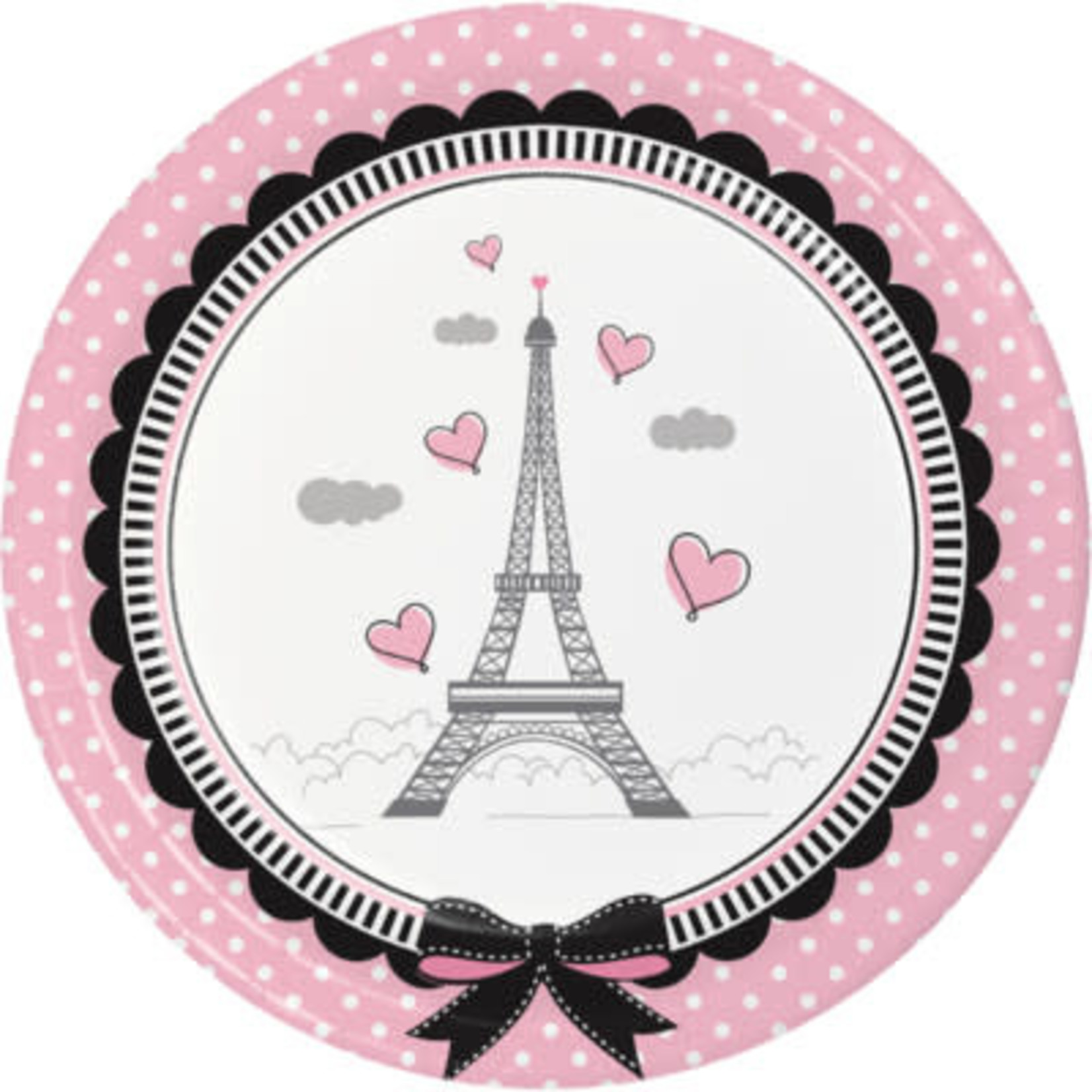 Creative Converting Party In Paris 7" Plates - 8ct.