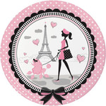 Creative Converting Party In Paris 9" Plates - 8ct.