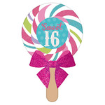 Amscan Sweet 16 Lollipop Invites - 8ct.