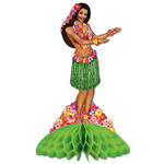 Beistle 14" Hula Girl Centerpiece - 1ct.