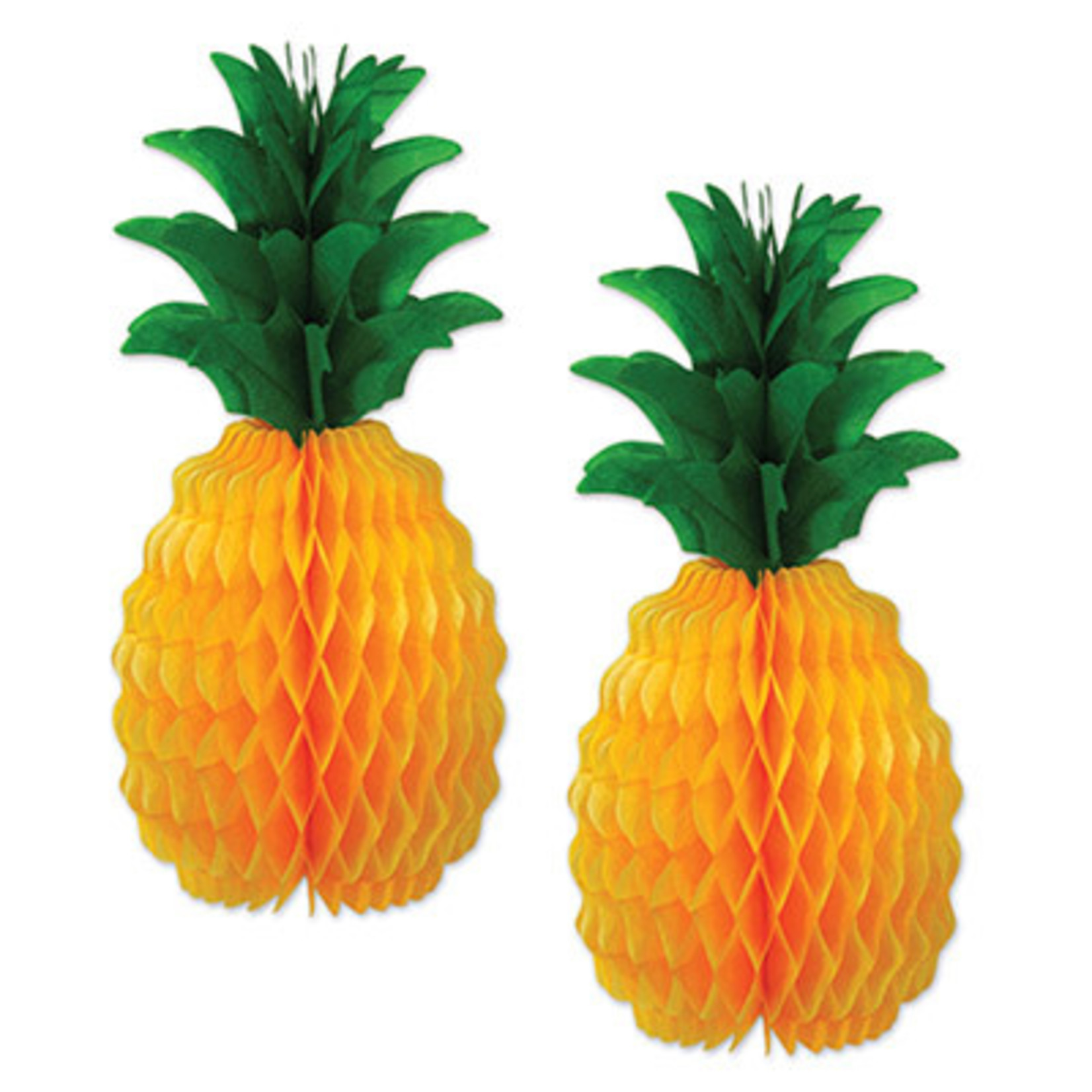 Beistle 12" Honeycomb Pineapples - 2ct.