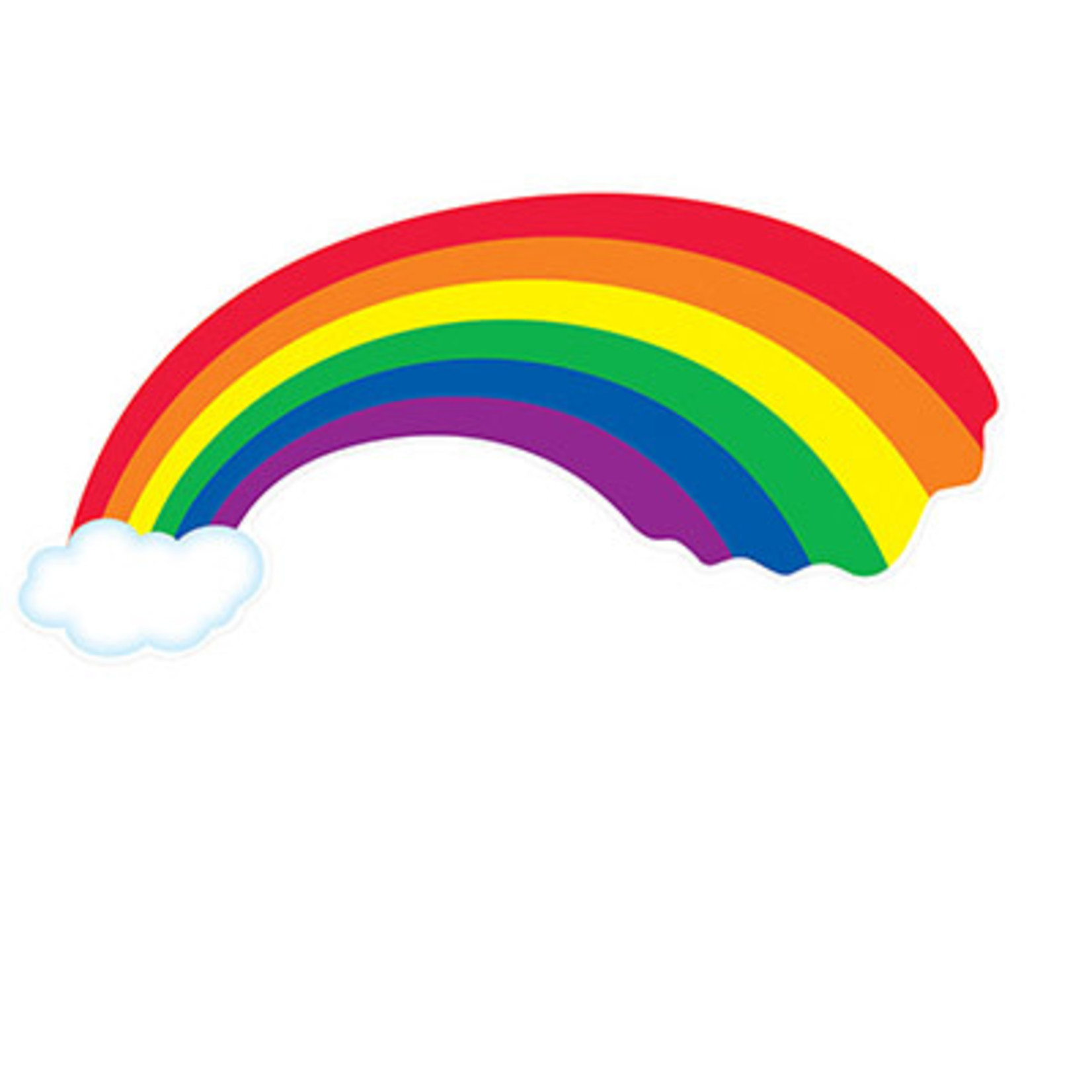 Beistle Rainbow w/ Cloud Cutout - 31"