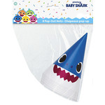 unique Baby Shark Party Hats - 8ct.