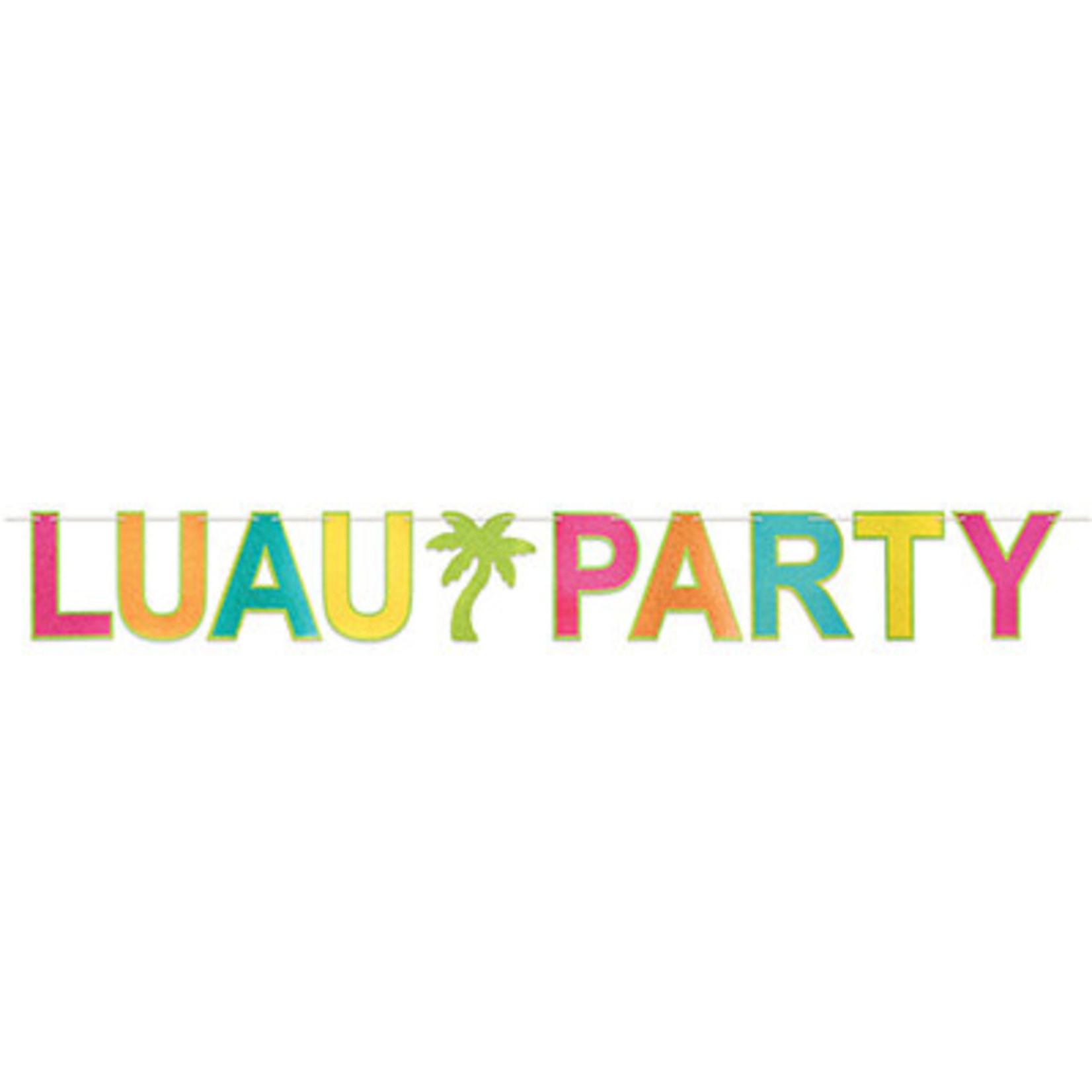 Beistle Luau Party Banner - 7ft.