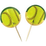 Havercamp Fastpitch Softball Party Picks - 24ct.