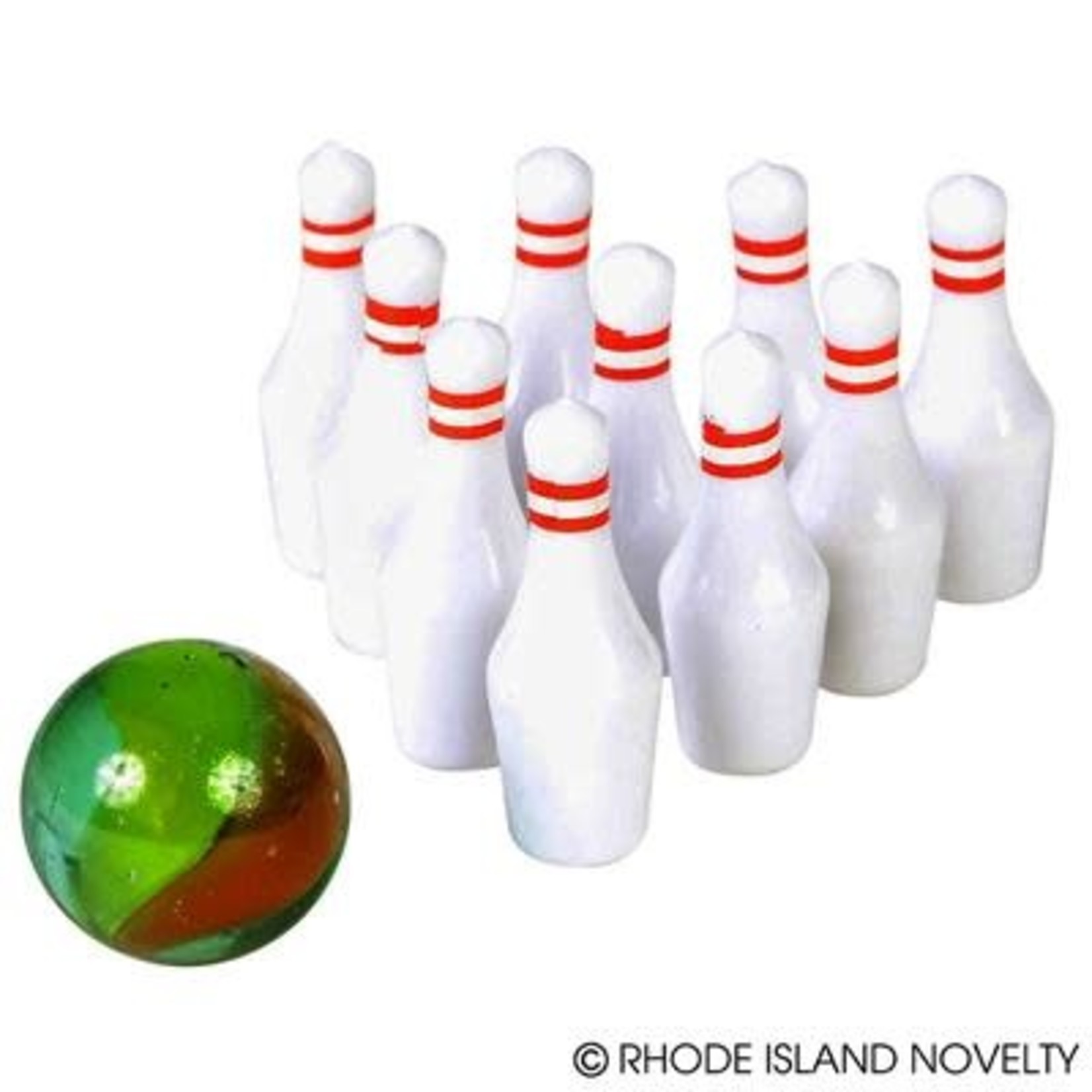 RHODE ISLAND NOVELTY Miniature Bowling Set - 1ct.