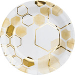 creative converting Honeycomb 7" Plates - 8ct.