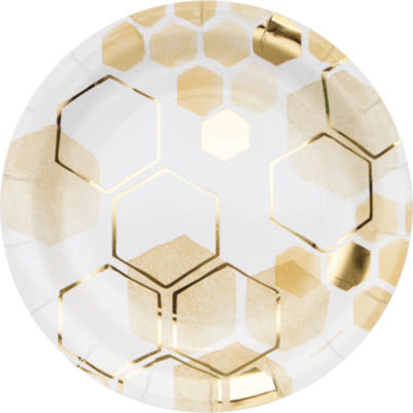 Creative Converting Honeycomb 9" Plates - 8ct.