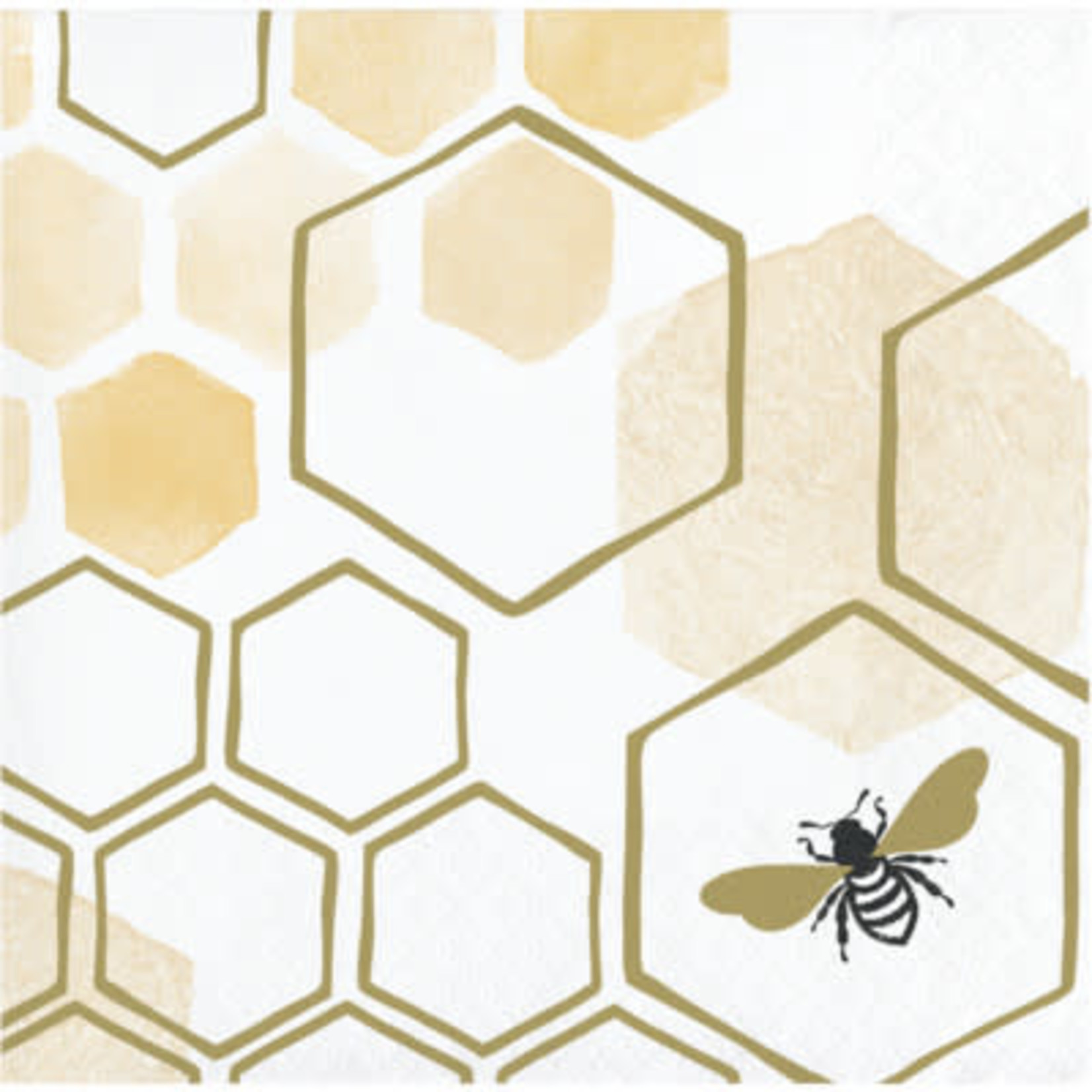 Creative Converting Honeycomb Beverage Napkins - 16ct.