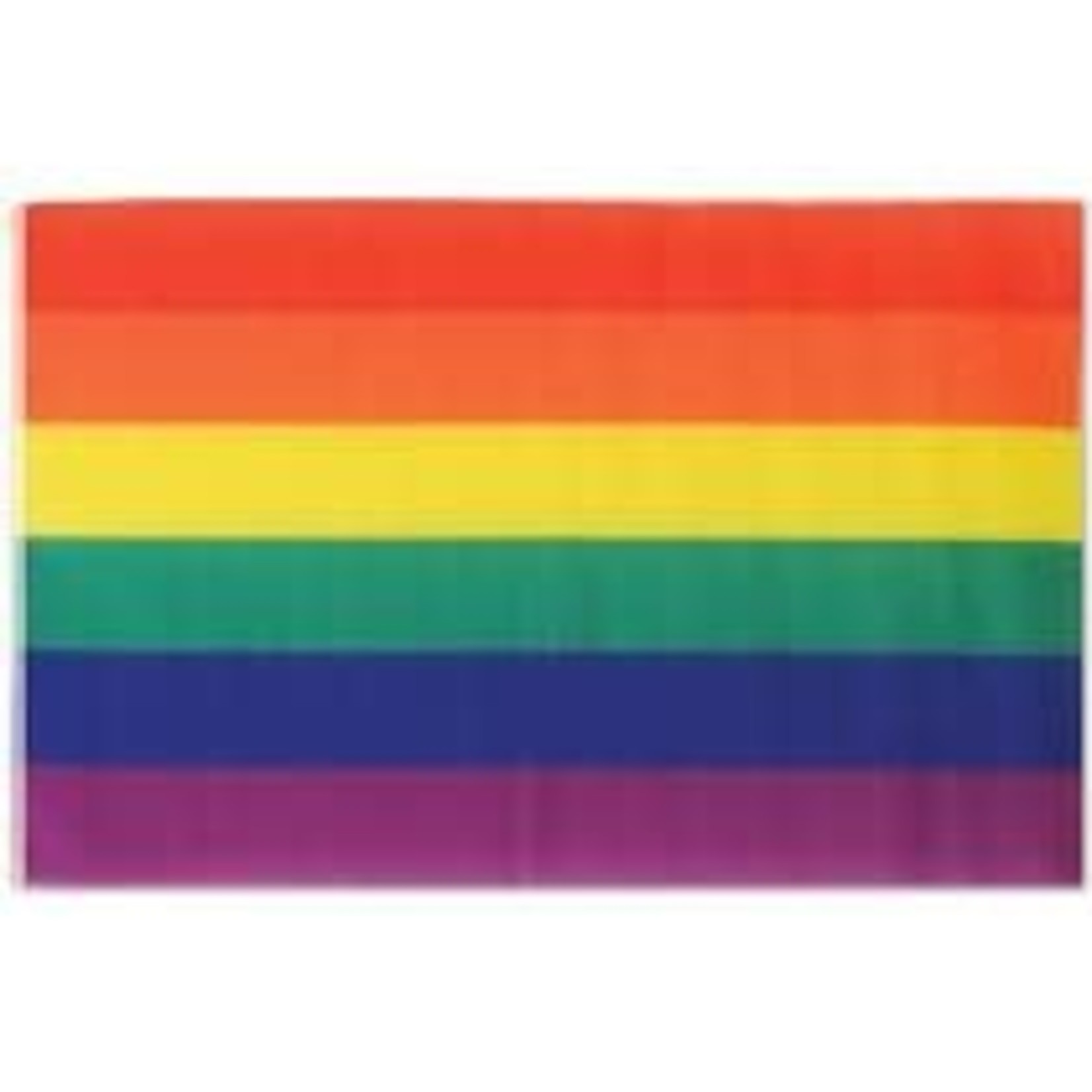 Beistle Rainbow Flag w/ Grommets - 3' x 5'