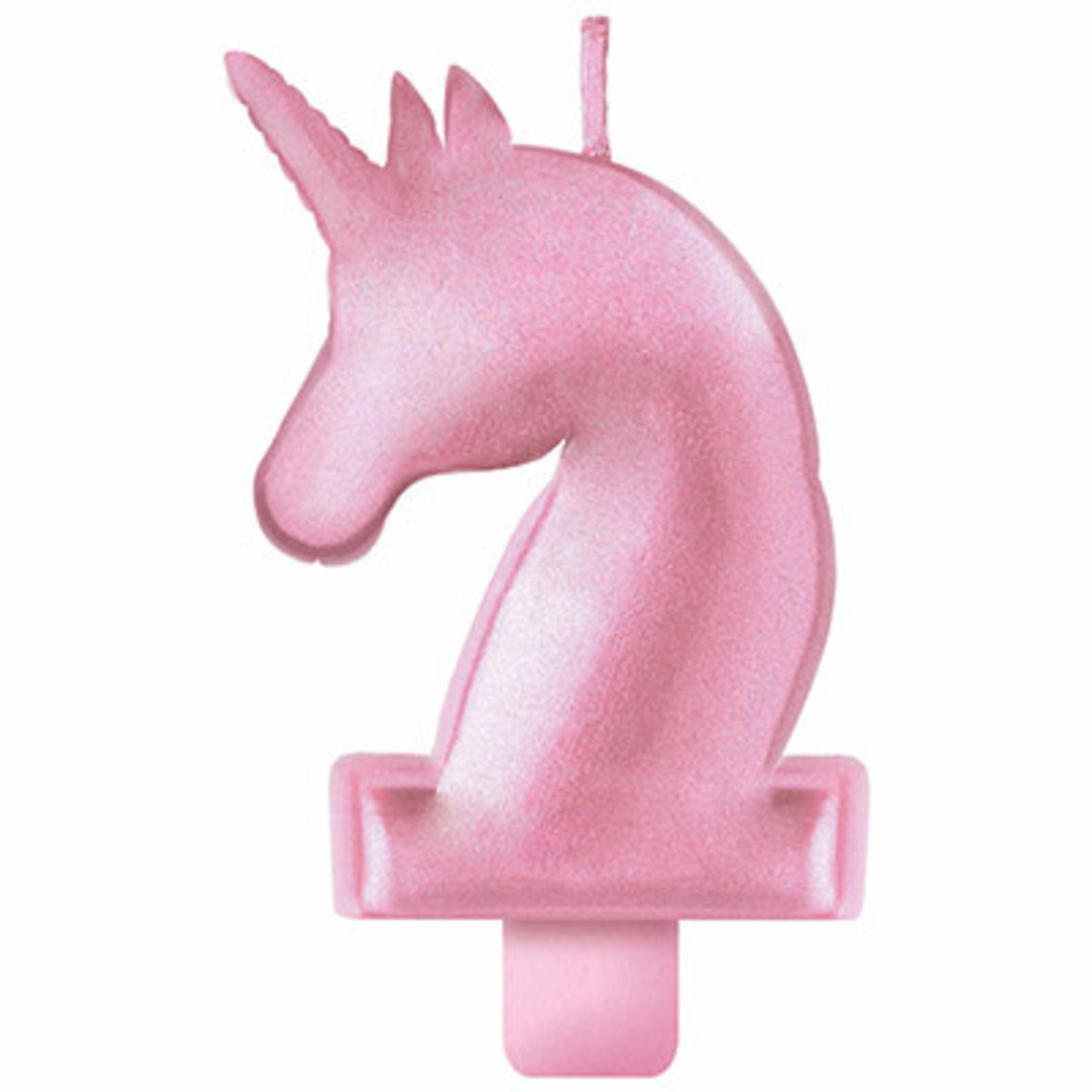 Amscan Pink Enchanted Unicorn Candle - 1ct.