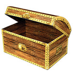 Beistle Treasure Chest Centerpiece Decoration - 1ct. (8" x 5.5")