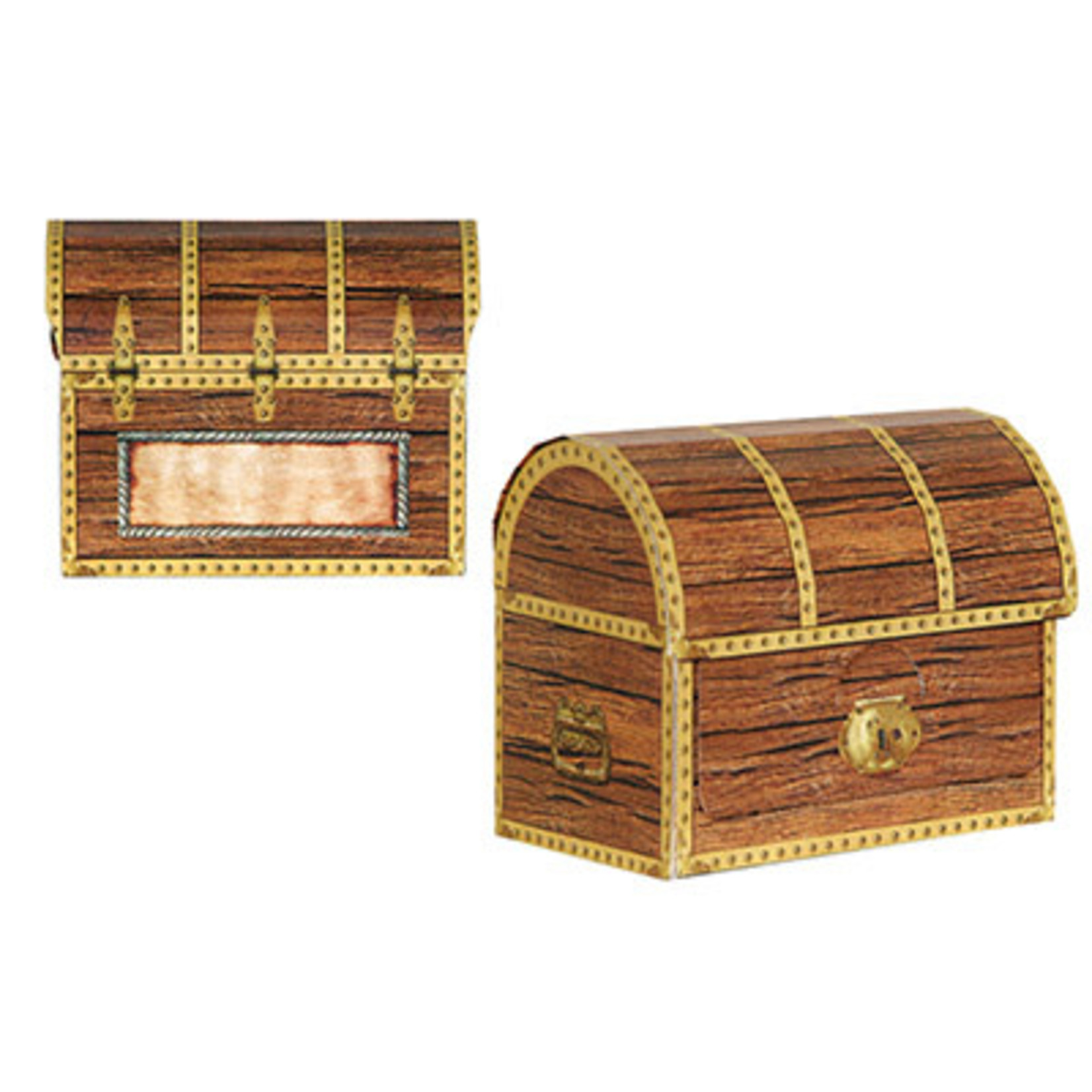 Beistle Pirate Treasure Chest Favor Boxes - 4ct.