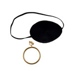 Beistle Pirate Eye Patch w/Plastic Earring