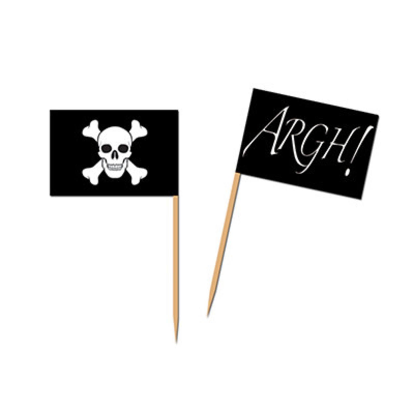 Beistle Pirate Flag Picks - 50ct.