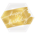 Amscan Golden Age 7" Birthday Plates - 8ct.