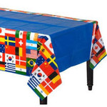 Beistle International Flag Tablecover - 54" x 108"