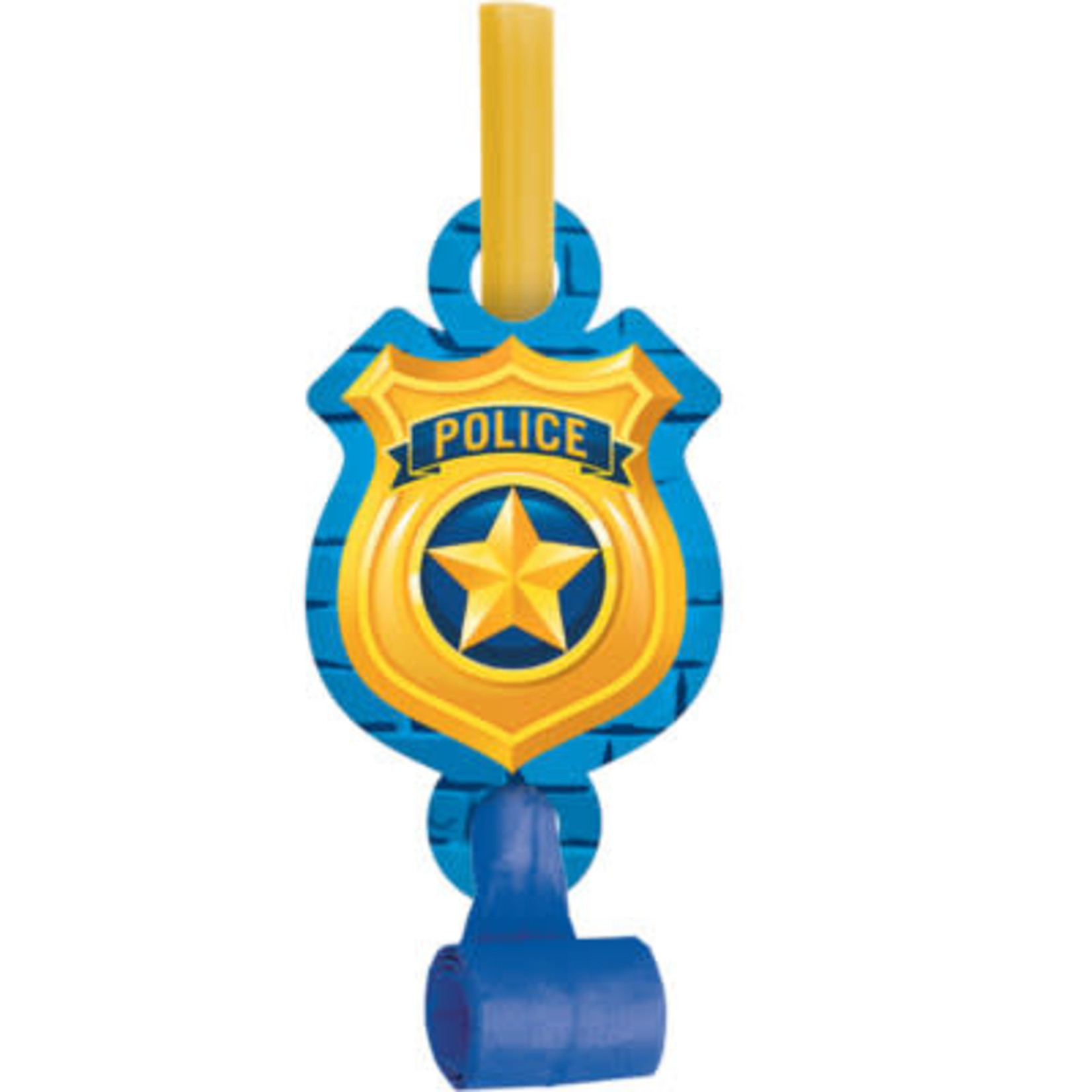 Creative Converting Police Party Blowouts - 8ct.