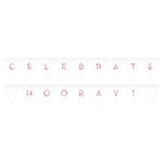 Creative Converting 2-Sided Celebrate/Hooray Banner - 9ft.