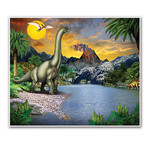 Beistle Dinosaur Background - 5' x 6'