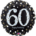 A to Z 18" Sparkling 60th Birthday Mylar